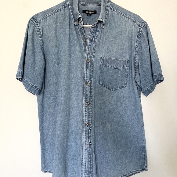 Vintage Other - Unisex Vintage Denim Button Down Shirt